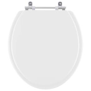 Assento Sanitário em MDF Oriane Branco para bacia Ideal Standard