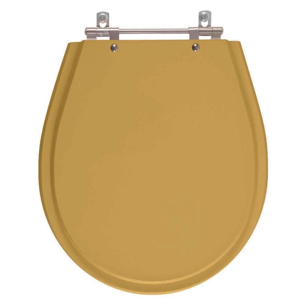 Assento Sanitário Avalon Amêndoa para vaso Ideal Standard