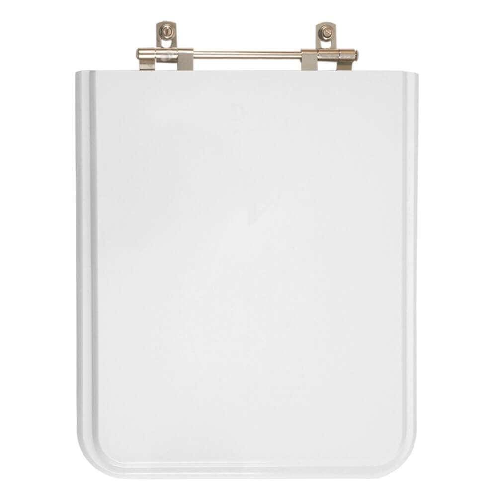 Tampa de Vaso em MDF Square Branco para bacia Incepa