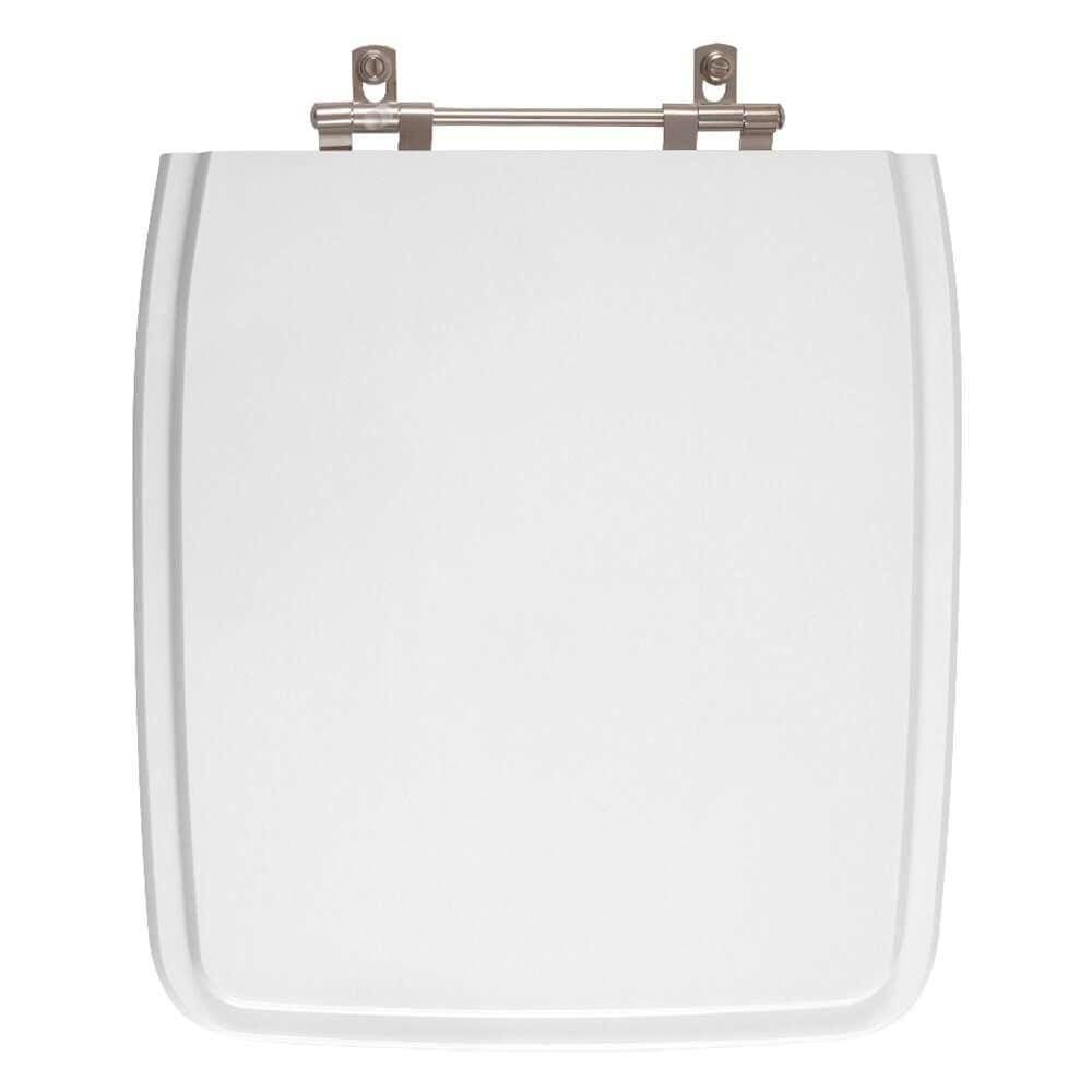 Assento Sanitário Poliéster Vila Rica Branco para vaso Icasa