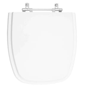 Tampa de Vaso em MDF Angra Branco para bacia Logasa