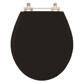 Assento Sanitario Poliester Ravena Preto para vaso Deca