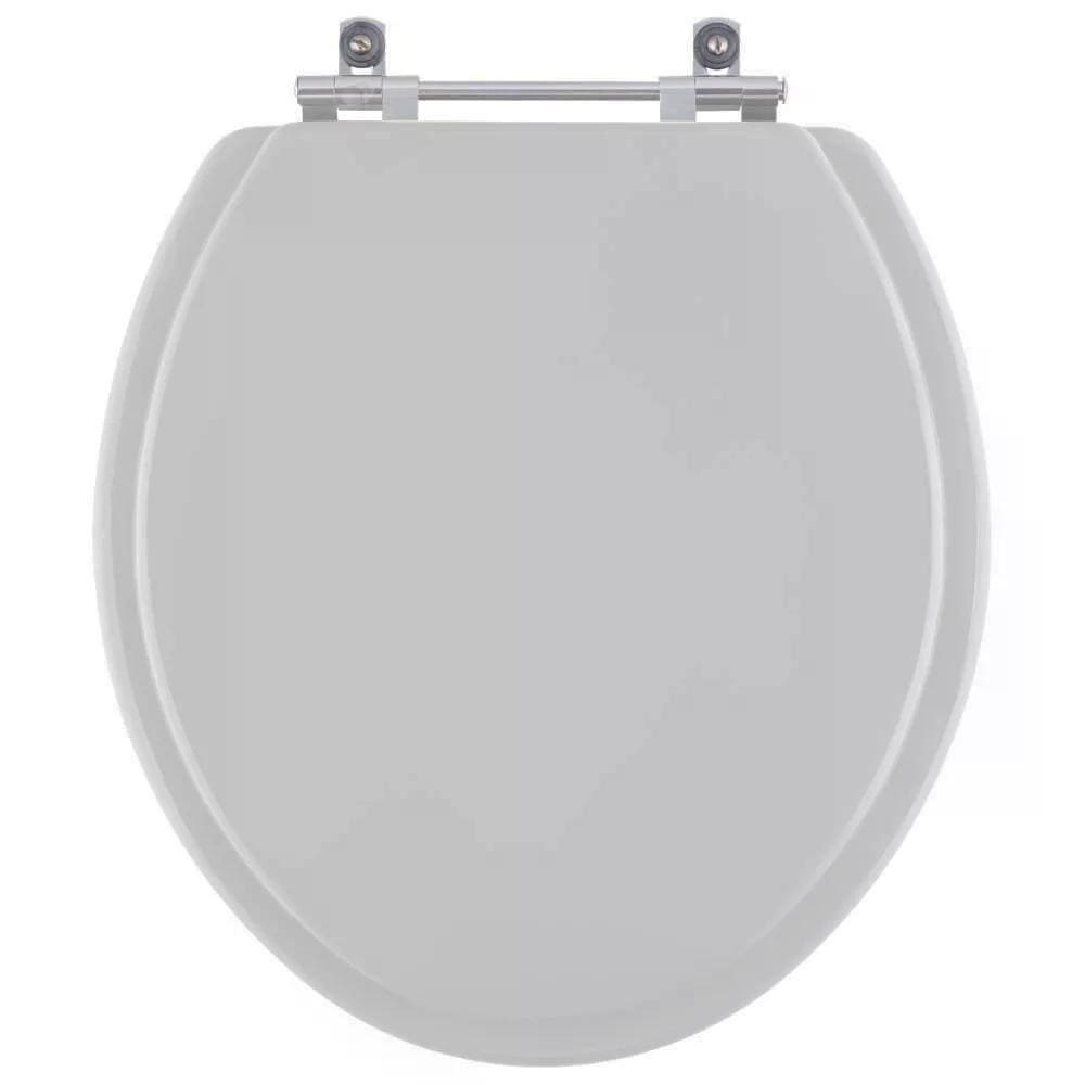Assento Sanitário Diamantina Cinza Claro para vaso Icasa