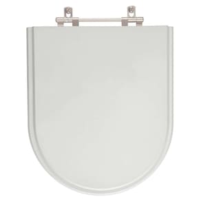 Assento Sanitário Poliester Duomo Plus Cinza para vaso Deca