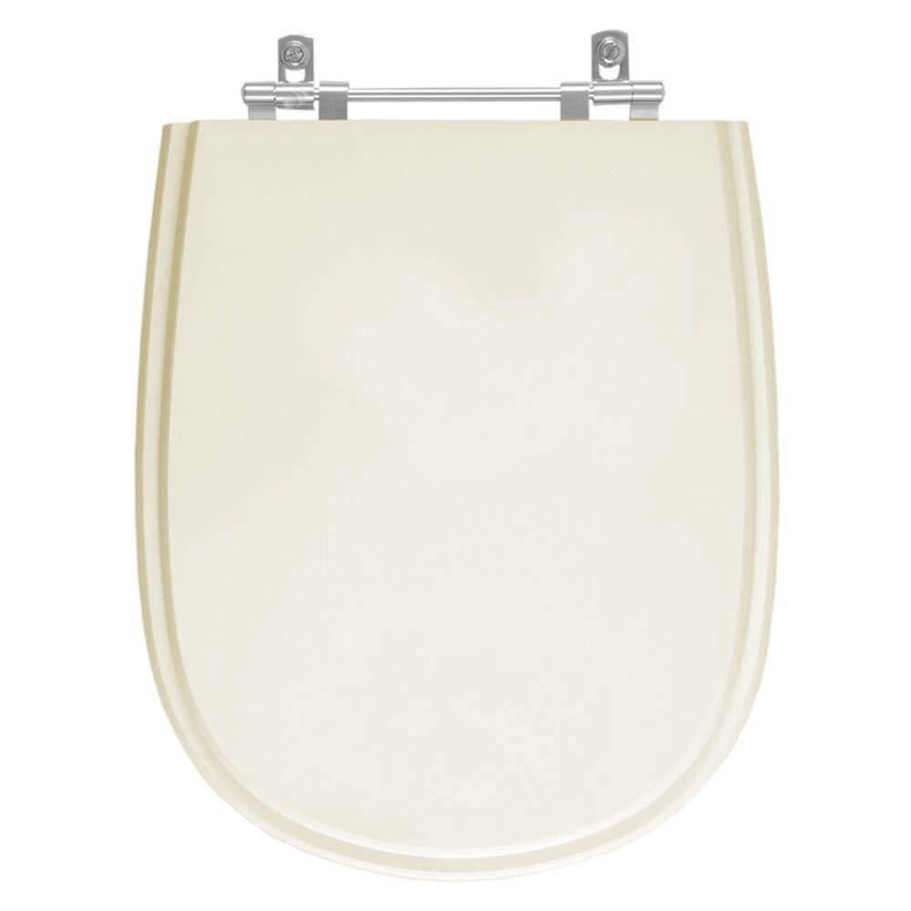 Tampa de Vaso Sanitário Poliéster Sabatini Areia para bacia Icasa