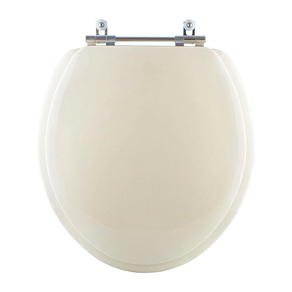 Assento Sanitário Almofadado Luxo Eco Bege Claro Para Vaso Celite