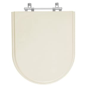 Assento Sanitário Nuova Creme  (Bege Claro) para vaso Deca