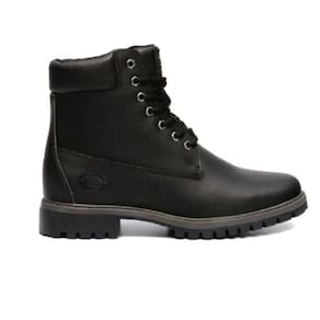 Bota couro coturno masculina Ecko