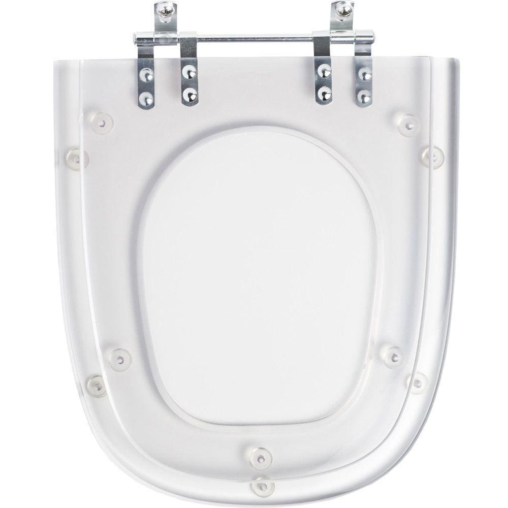 Assento Sanitário Poliester Monte Carlo Transparente