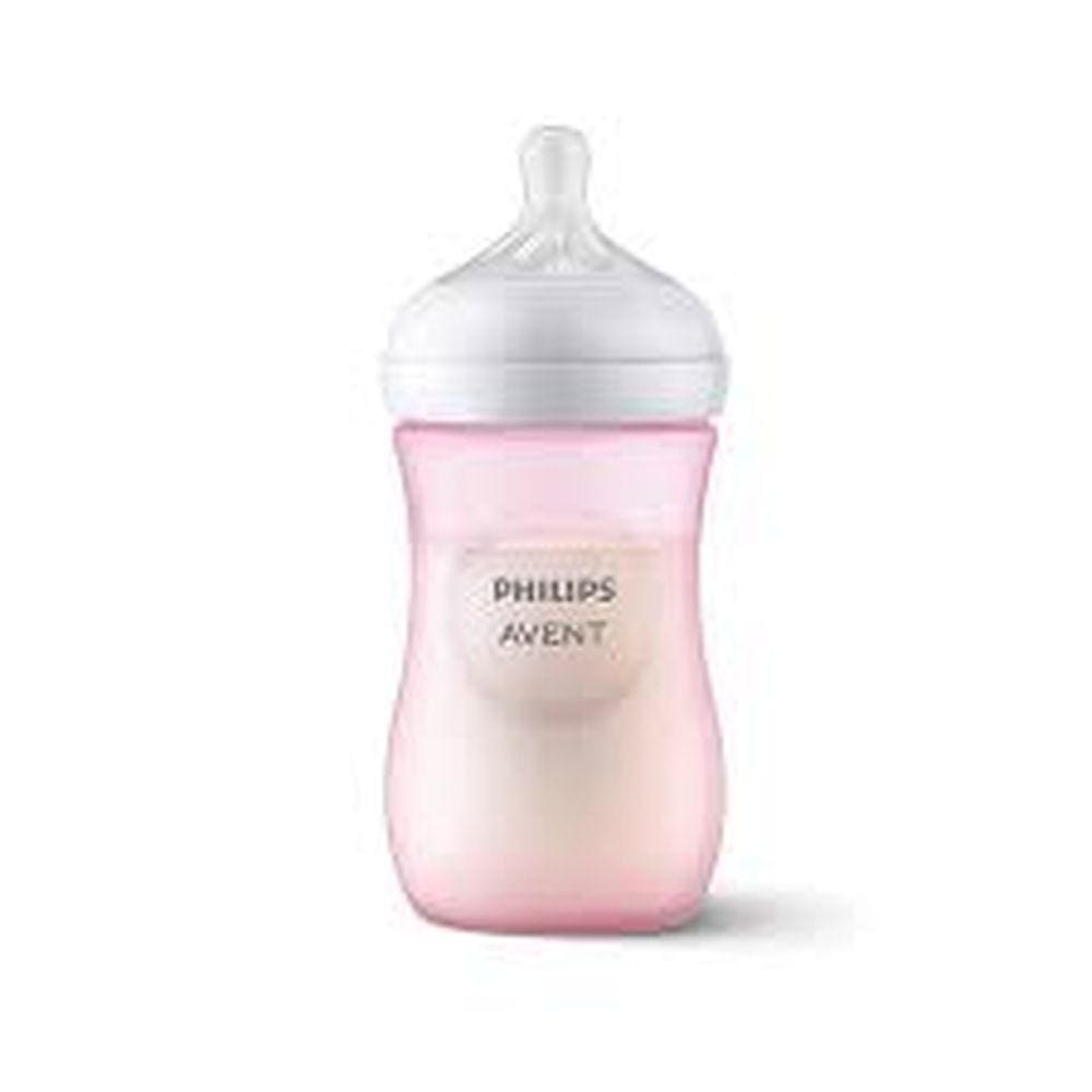 Mamadeira Pétala  260ml Rosa Philips Avent Bico N3 SCY903/11
