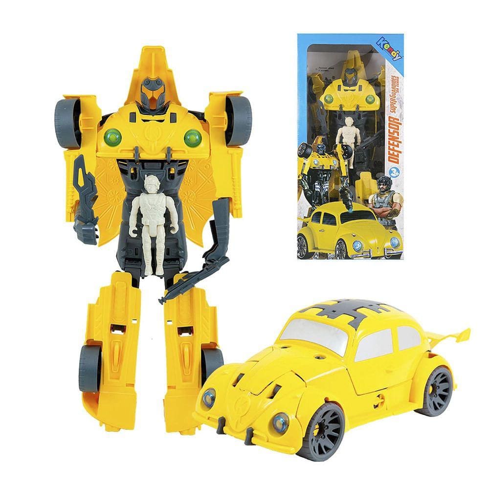 Boneco Transformador Kendy Guardiões da Terra Defensor