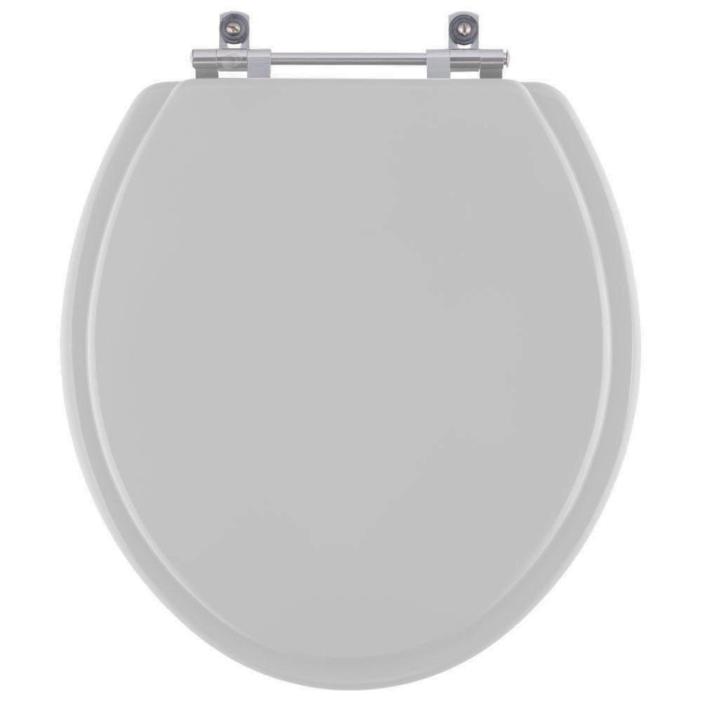 Assento Sanitário Targa Cinza Real para vaso Deca