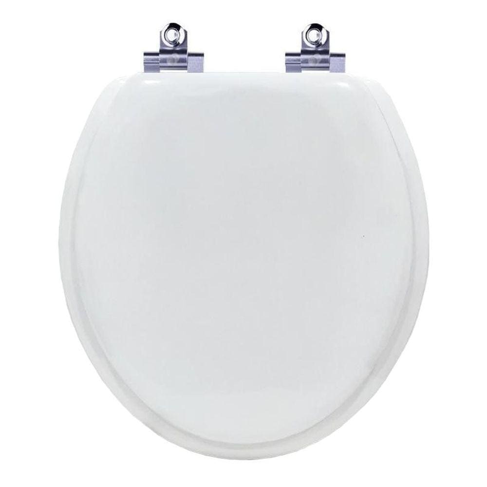 Tampa de Vaso Almofadada com Amortecedor Ravena Branco para Vaso Deca