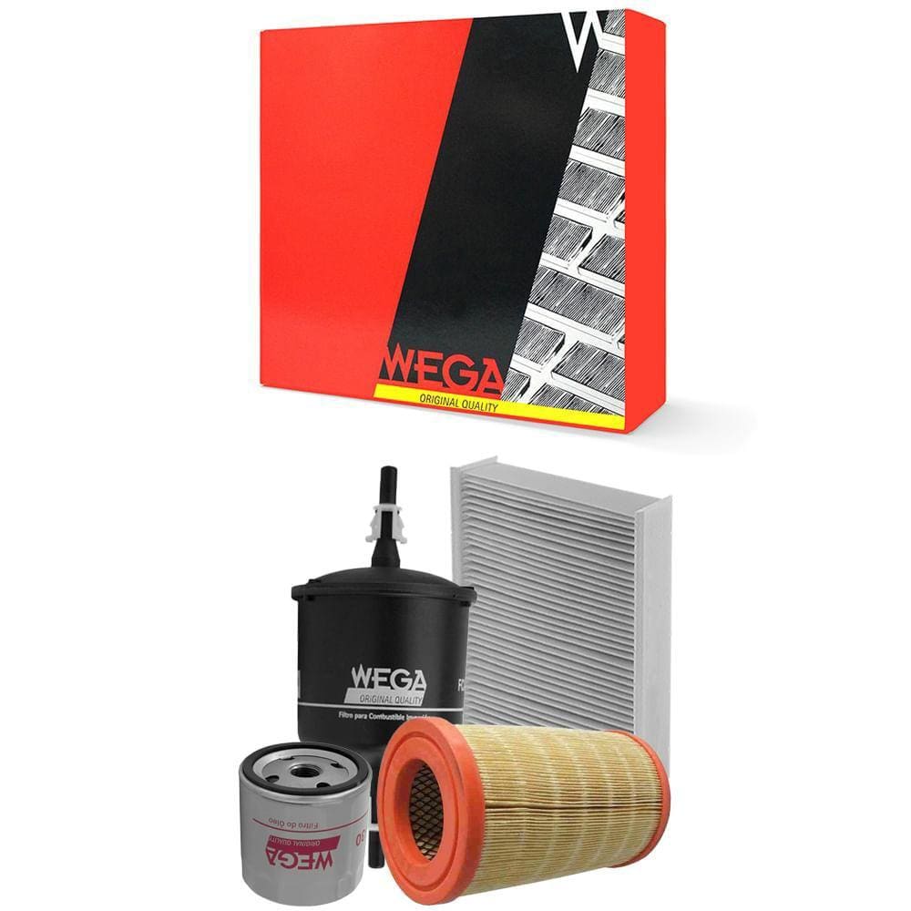 Kit Troca de Filtros S10 2.4 8V Flex 2012 a 2016 Wega
