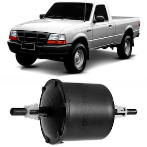 Filtro Combustível Ranger 2.3 2007 A 2018 Gasolina Tecfil