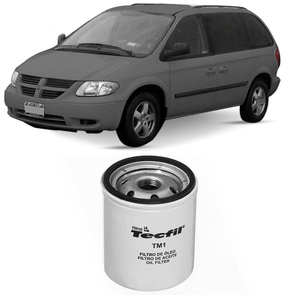 Filtro Óleo Chrysler Caravan 2.4 94 A 2001 Tecfil - Psl34m