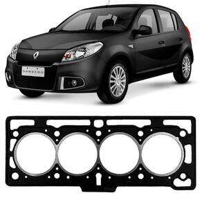 Junta Cabeçote Motor Sandero 1.6 8v 2008 A 2017 Fibra
