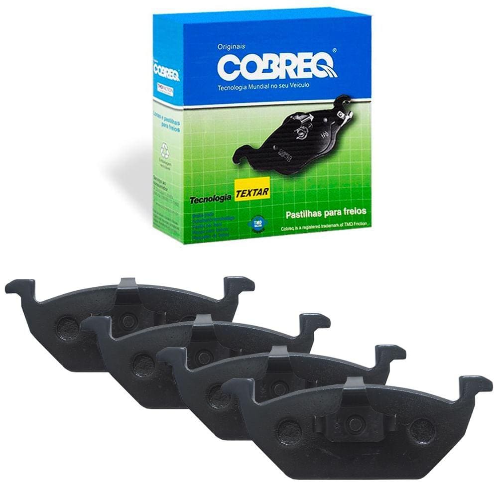 Kit Pastilha Freio Audi A3 1.6 1.8 2002 A 2010 Teves Cobreq