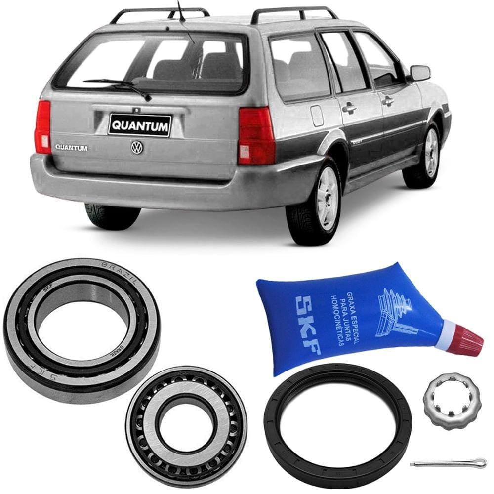 Kit Rolamento Roda Quantum 85 A 2002 Tras Sem Abs Skf