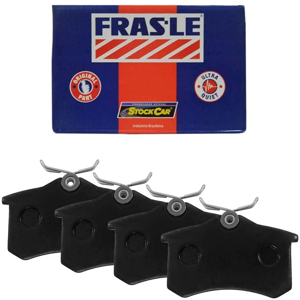 Kit Pastilha Freio Citroen C3 C4 2002 A 2014 Traseira Frasle