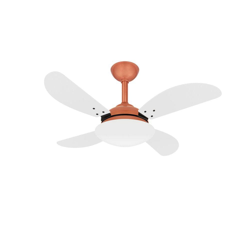 Ventilador Teto Cobre Fly 4 Pás Quarto Potente Ventax 110V