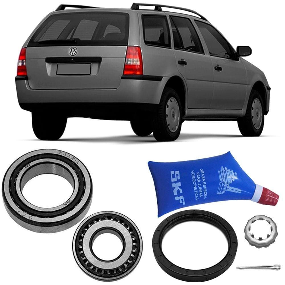 Kit Rolamento Roda Parati 88 A 2013 Tras Sem Abs Skf