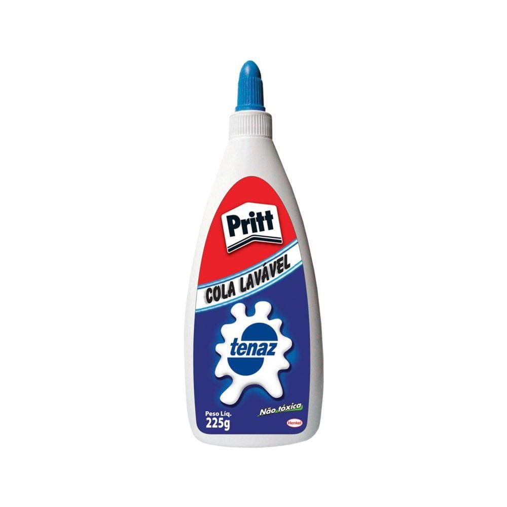 Cola Branca Tenaz Pritt Escolar Líquida Lavável Atóxica 225g