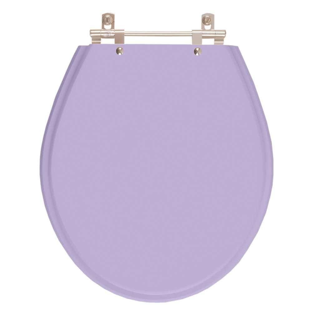 Assento Sanitário Carina Bermuda (Lilás) para vaso Ideal Standard