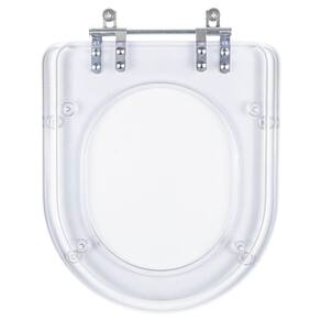 Assento Sanitario Poliester Carrara Cristal para vaso Deca
