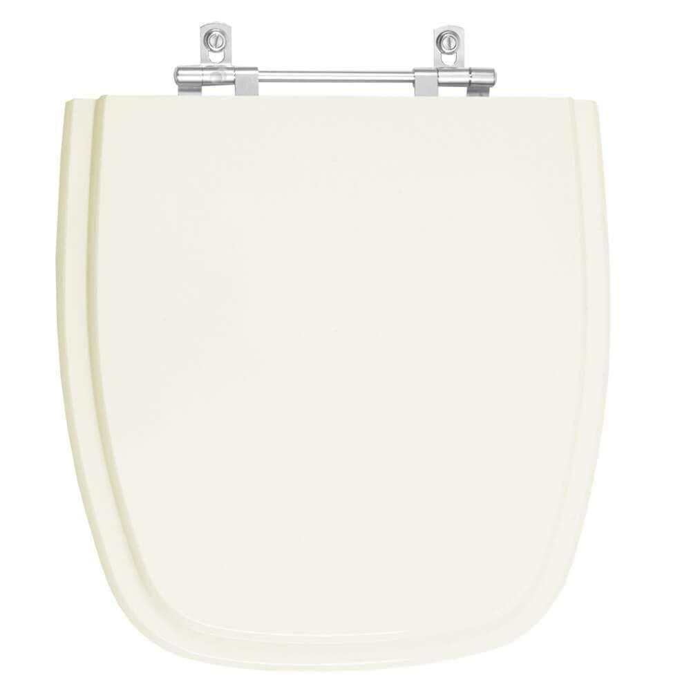 Assento Sanitário Acrílico Fit Bege para vaso Celite