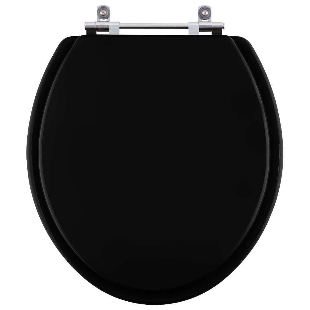 Assento Sanitário Azalea Preto para vaso Celite