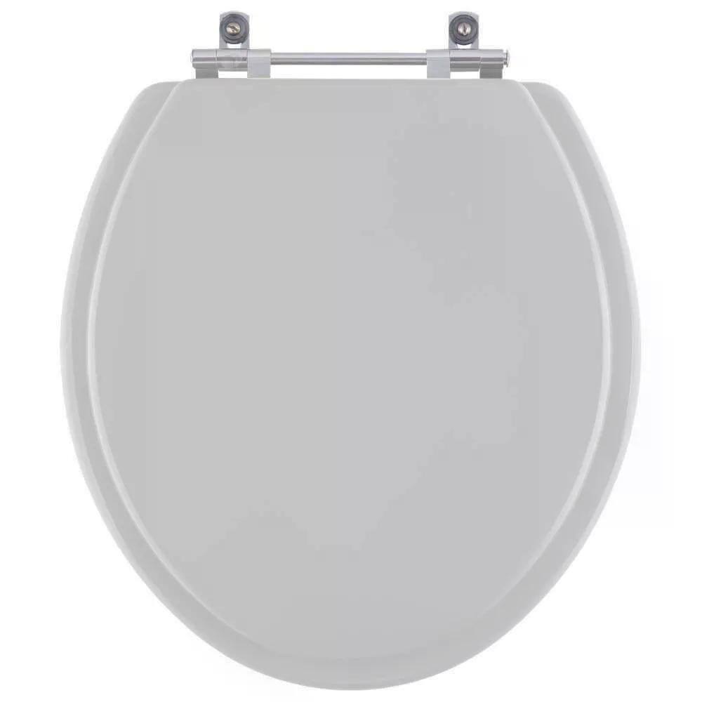 Assento Sanitário Diamantina Cinza Claro para vaso Icasa