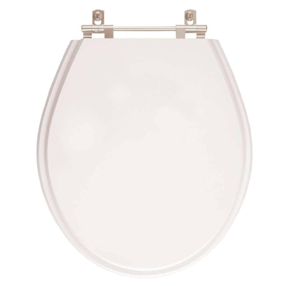 Assento Sanitário Poliester Studio Branco para bacia Deca