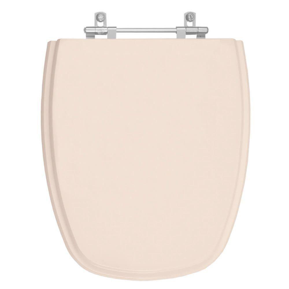 Assento Sanitário Poliester Monte Carlo Rosa Floral para Vaso Deca