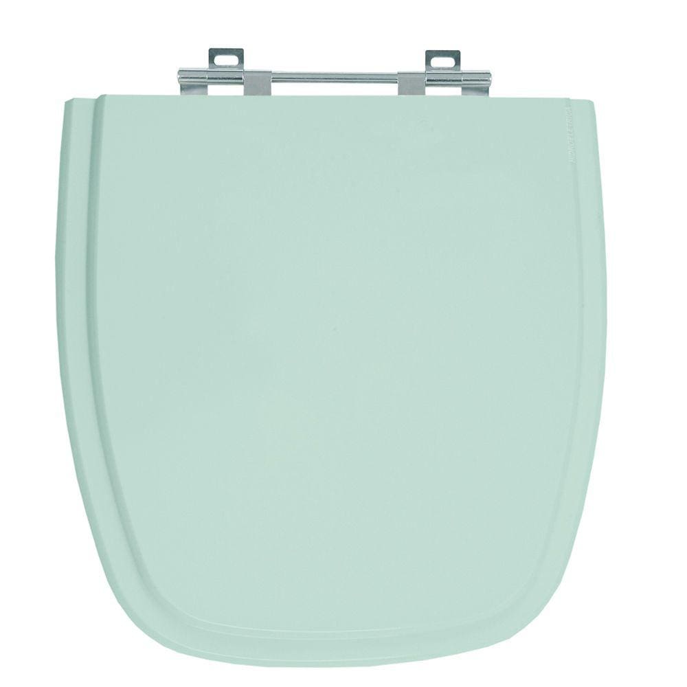 Tampa de Vaso Versato Verde Água Marinha Tampa para Vaso Celite em Madeira Laqueada