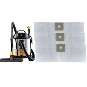 Kit 6 Sacos Descartáveis Aspirador Pó Wap Gtw Inox 20