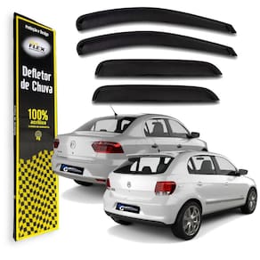 Calha Defletor de Chuva Gol Voyage G5 G6 G7 2008 a 2021 4 Portas