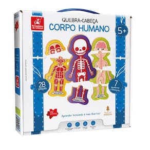 Quebra-Cabeça Corpo Humano Brinquedo Educativo Lúdico