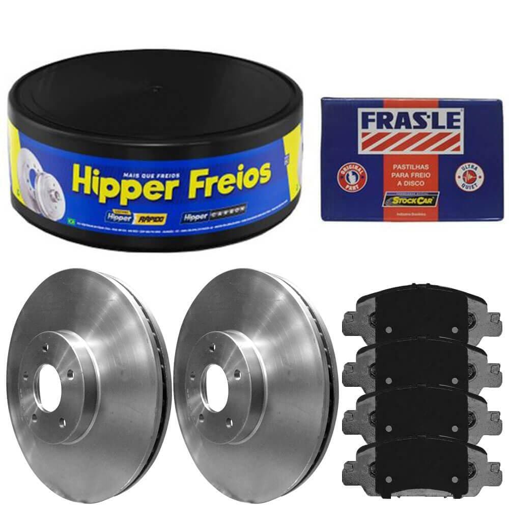 Kit Pastilha Disco Dianteiro Ventilado Civic 2.0 2018 a 2021
