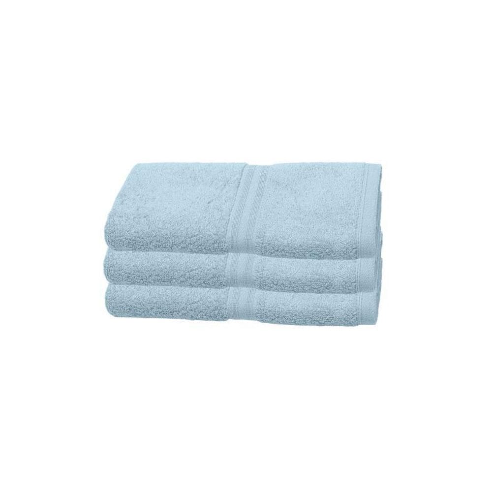 Kit 3 Toalhas De Lavabo Buettner Fio Egípcio Platine 30X50Cm