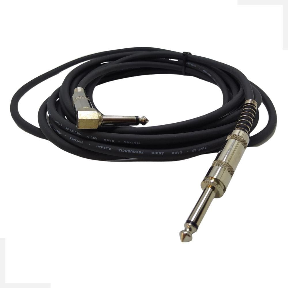 Cabo Liso P10/P10 L 2Mts premium 90° MWB Violão/Guitarra