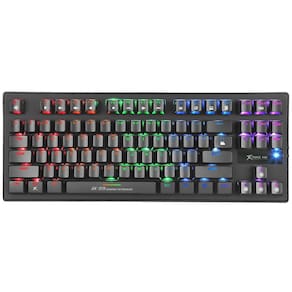 Teclado Gamer Mecânico Xtrike Gk-979 Rainbow Switch Blue