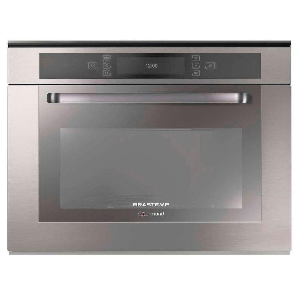 Microondas De Embutir Brastemp Gourmand 40L Bmo40arbna Inox 220v