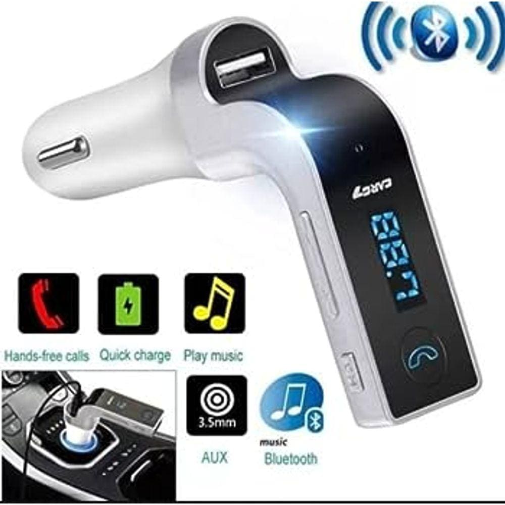 Transmissor Veicular Com Bluetooth Fm Mp3 Usb E Pendrive