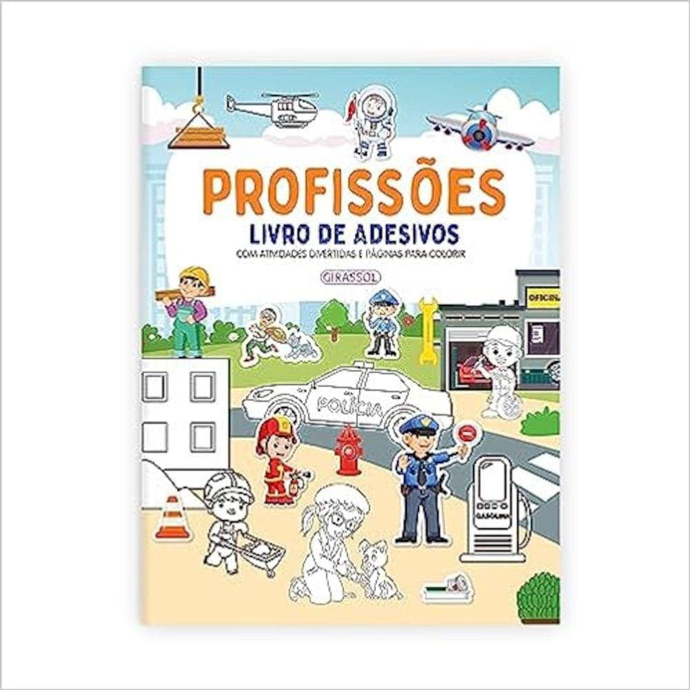 Profissôes - Livro De Adesivos