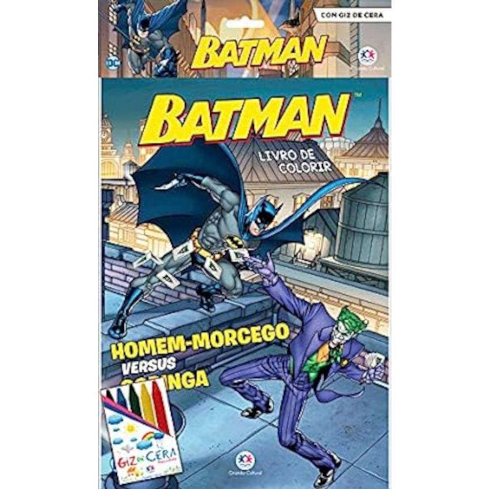 Batman - Com Giz De Cera - Homem Morcego Vs Homem Coringa