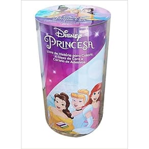 Disney - Mini Tubo Histórias Para Colorir - Princesa