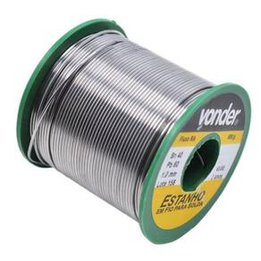 Estanho Fio 1,0Mm 40X60 Carretel Com 500G Vonder