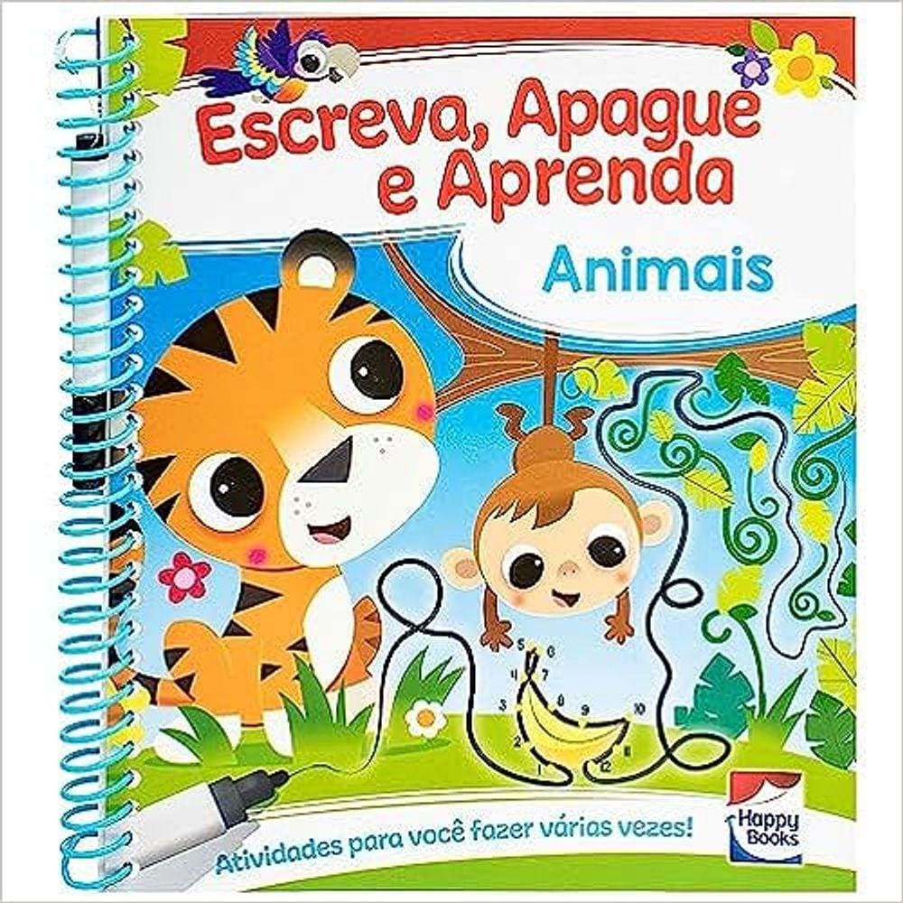 Escreva, Apague E Aprenda - Animais