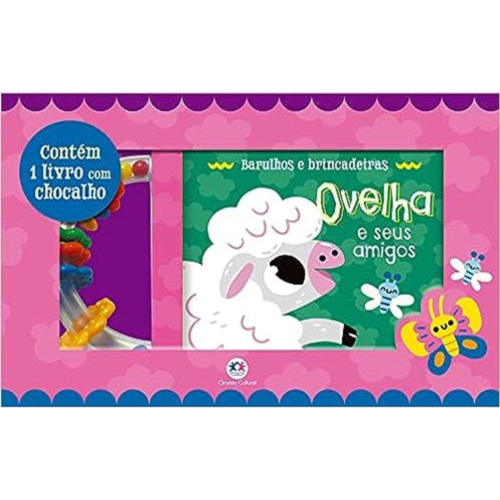 Ovelha E Seus Amigos - Contém 1 Livro Com Chocalho